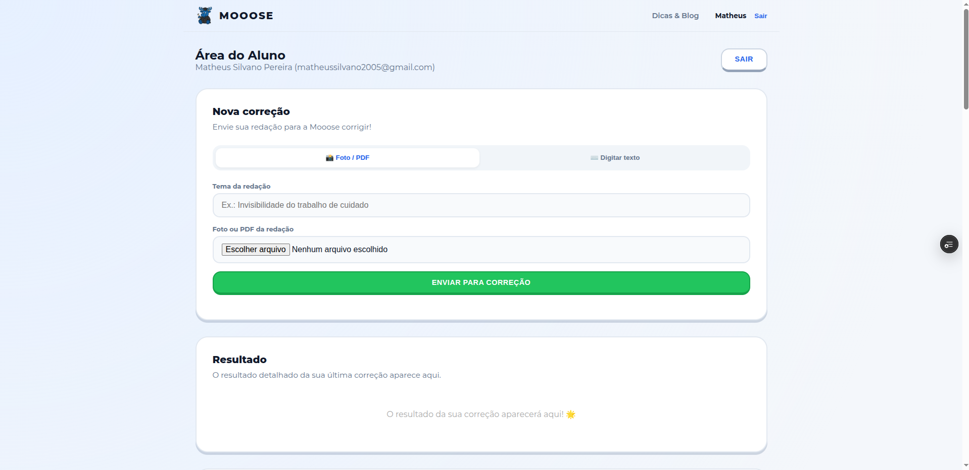 Capa do projeto Mooose